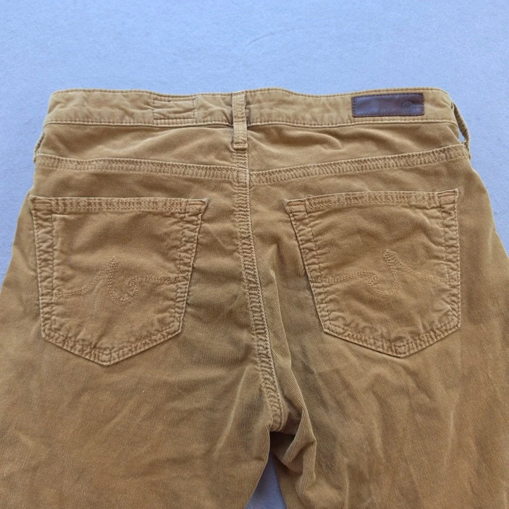 AG Adriano Goldschmied The Legging Super Skinny Corduroy Pant Mustard Yellow 24R